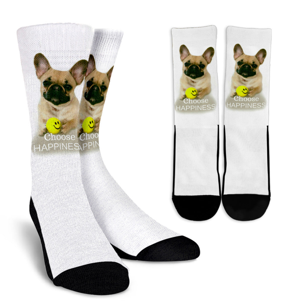 French Bulldog Crew Socks - Frenchie Bulldog Shop