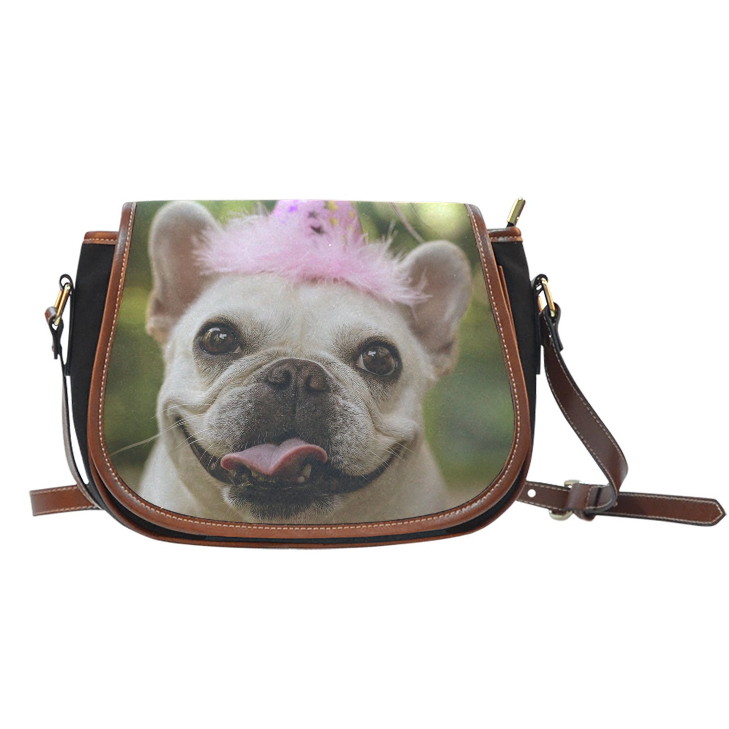 Custom Saddle Bag - Frenchie Bulldog Shop