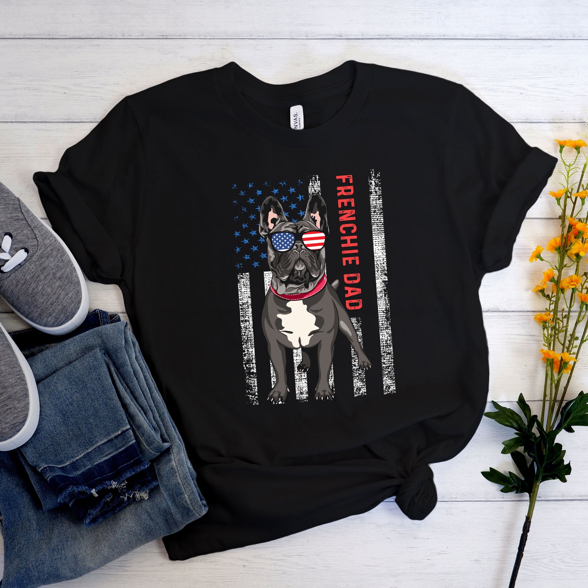 Dadgram Frenchie - Unisex T-Shirt - Frenchie Bulldog Shop