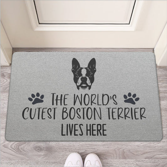 Henry - Door Mat for Boston Terrier lovers