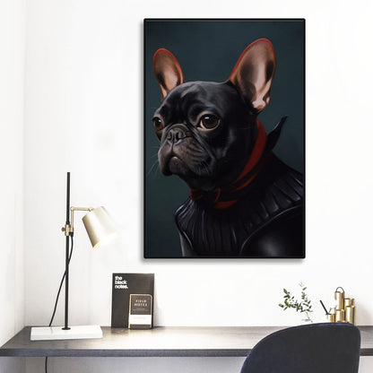 Stealthy Frenchie Wall Mural