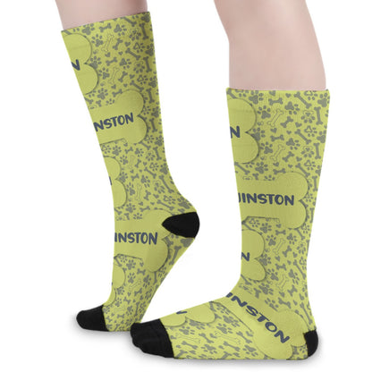 Custom socks with Frenchie Name