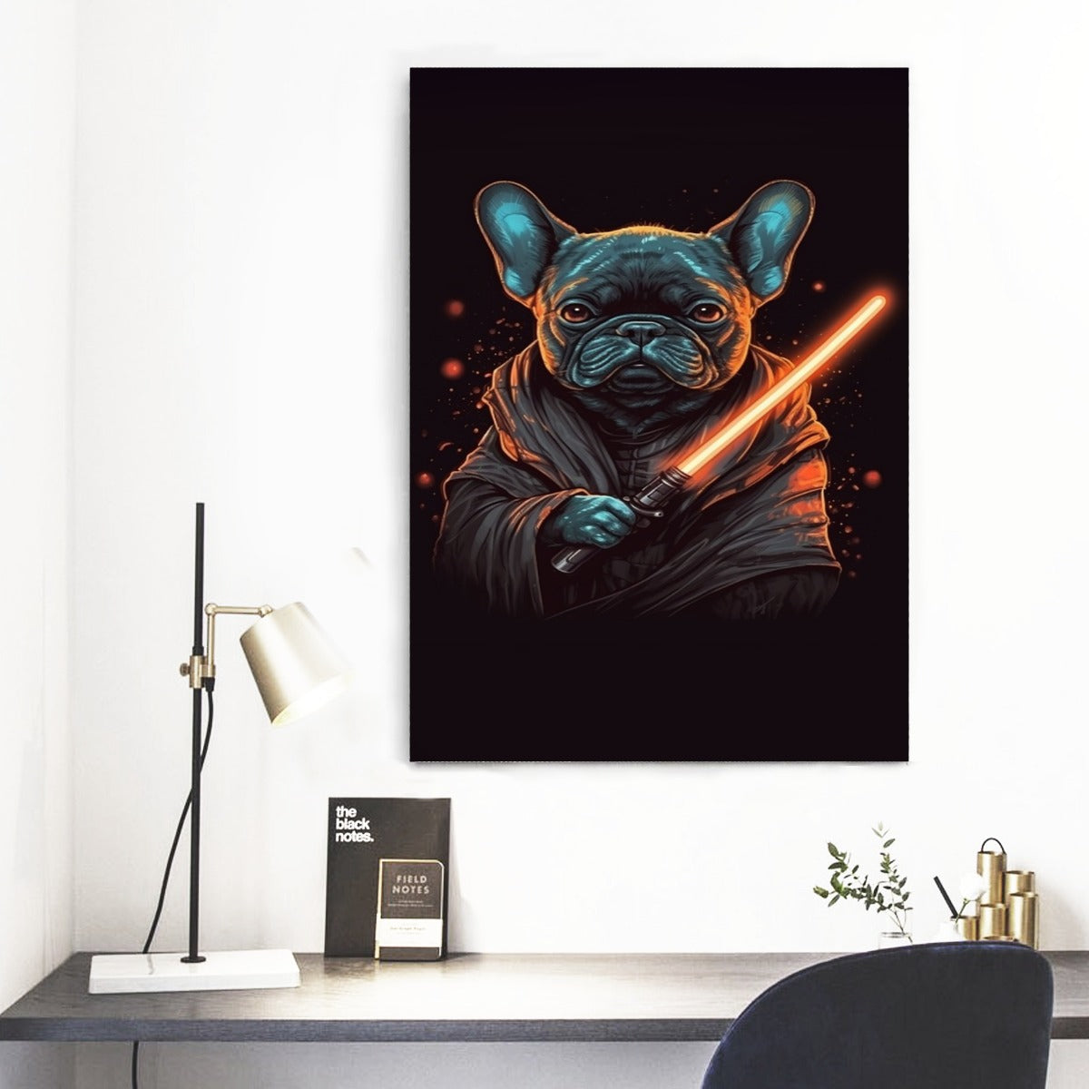 Frenchie Wars - Epic Framed Mural - Exclusive Home Decor
