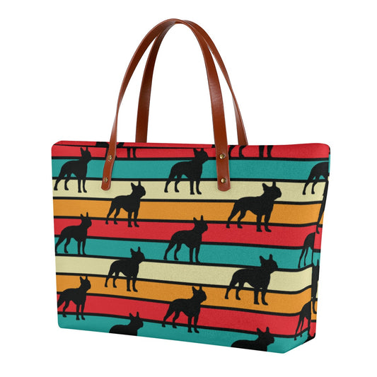 Luna - Women's Tote Bag for Boston Terrier lovers