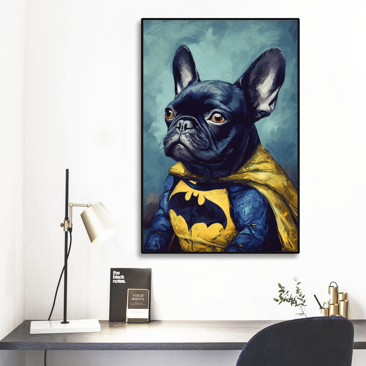 Mystic Frenchie Wall Mural - Embrace the Night