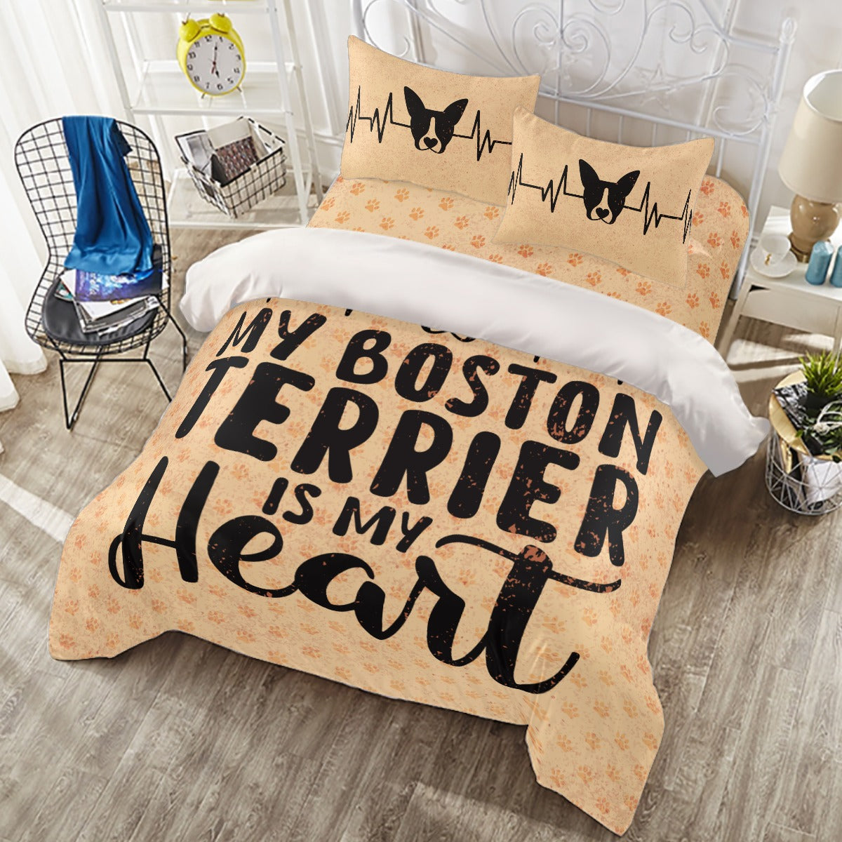 Cosmo - Duvet Cover Set for Boston Terrier lovers