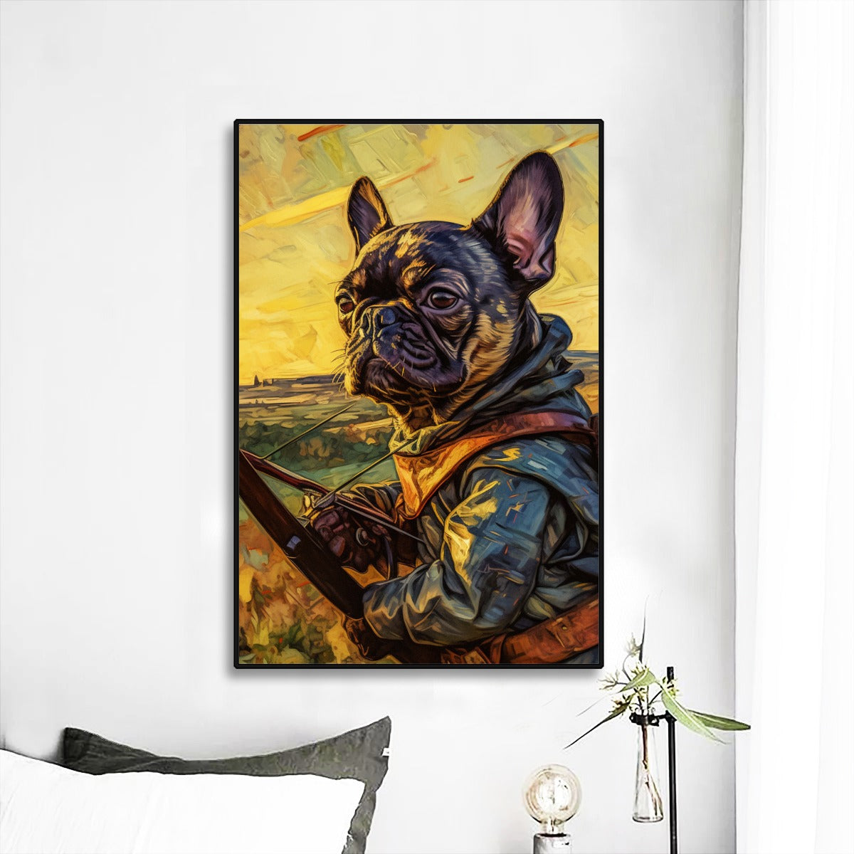 Fascinating Frenchie-Focused Wall Mural