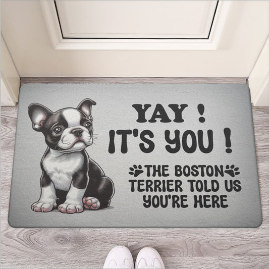 Chance - Door Mat for Boston Terrier lovers