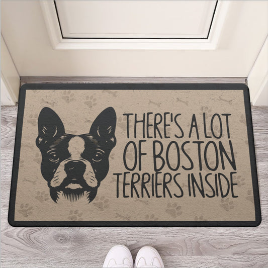 Boomer - Door Mat for Boston Terrier lovers