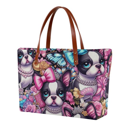 Lulu - Women's Tote Bag for Boston Terrier lovers