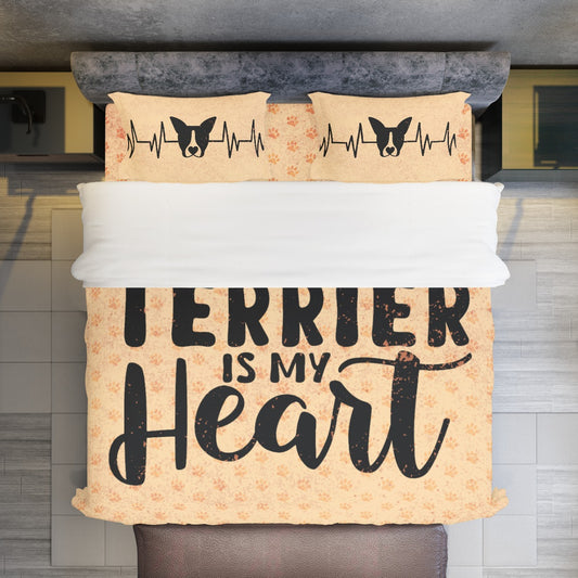 Cosmo - Duvet Cover Set for Boston Terrier lovers