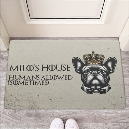 Personalized Doormat with Frenchie Name - Doormat