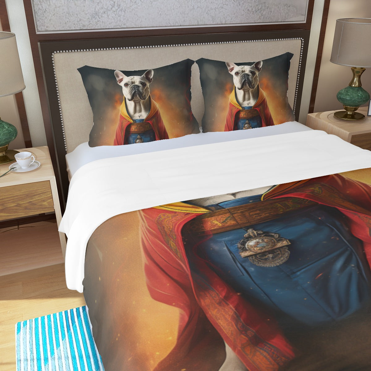 Mystical Frenchie Duvet Cover Set - Dream in Dimensions