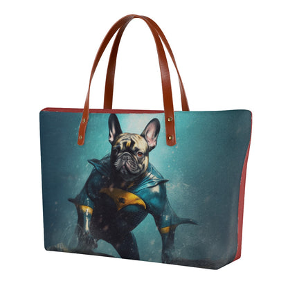Women's Frenchie Tote Bag - Charming Canine Accessory