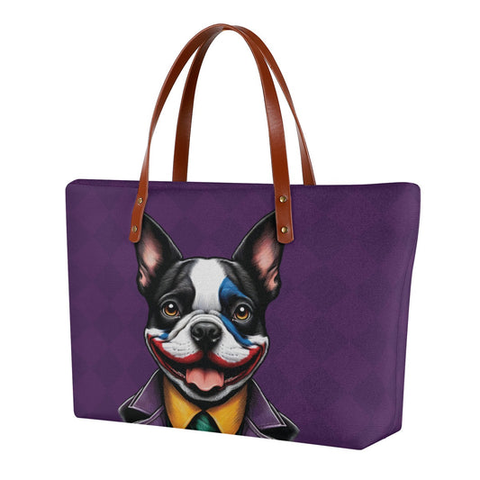Olive- Women's Tote Bag for Boston Terrier lovers