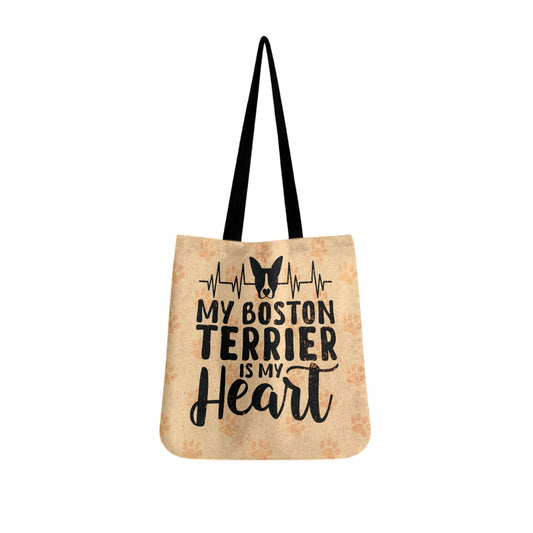 Lolo- Cloth Tote Bags for Boston Terrier lovers