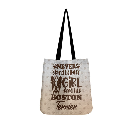 Harley - Cloth Tote Bags for Boston Terrier lovers