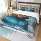 Oceanic Frenchie Duvet Cover Set - Dive into Comfortable Sleep