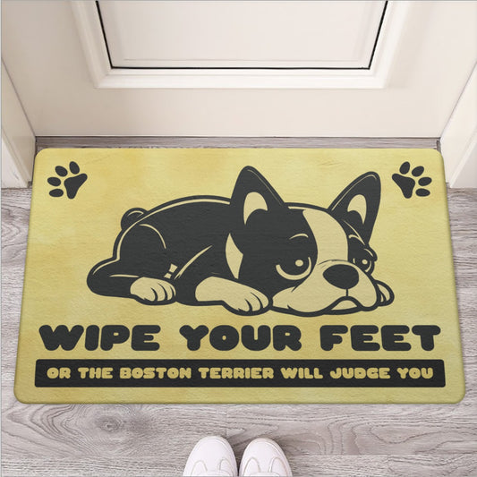 Delilah - Door Mat for Boston Terrier lovers