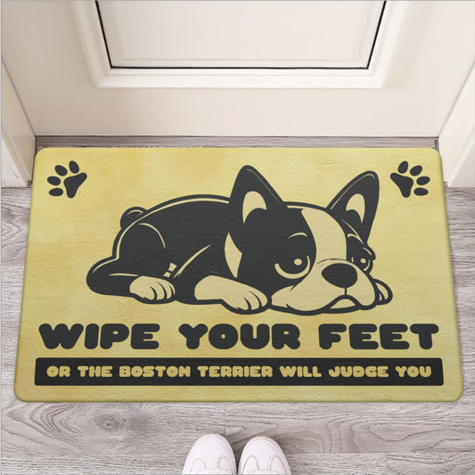 Delilah - Door Mat for Boston Terrier lovers