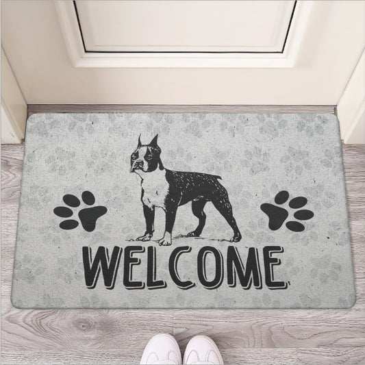 Milo - Door Mat for Boston Terrier lovers