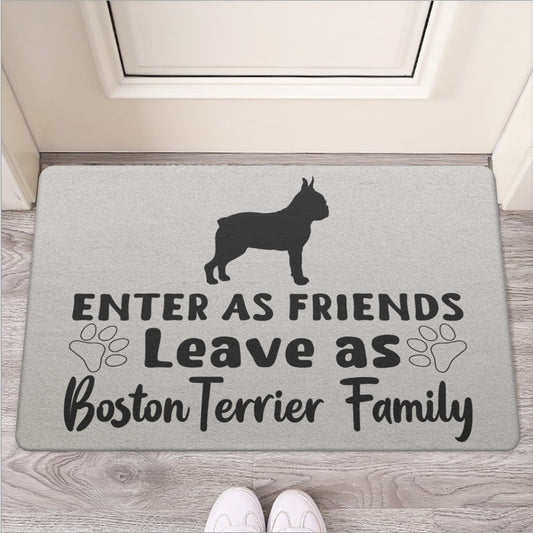 Leo - Door Mat for Boston Terrier lovers