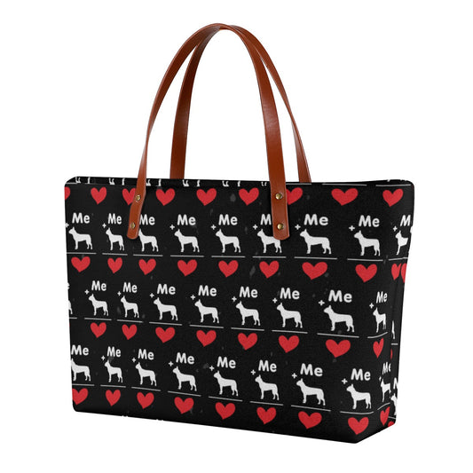 Frankie - Women's Tote Bag for Boston Terrier lovers