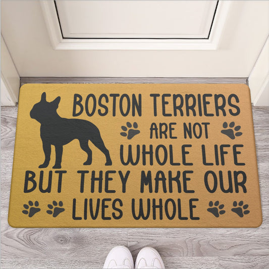 Moose- Door Mat for Boston Terrier lovers