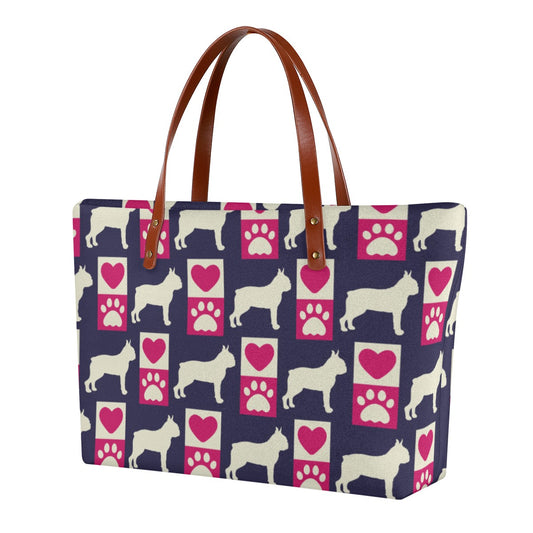Bishop- Women's Tote Bag for Boston Terrier lovers
