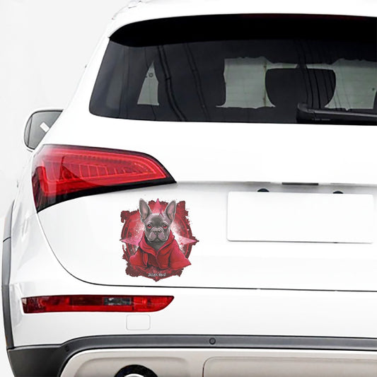 Enchanting Frenchie Car Sticker - Unleash Your Magical Style