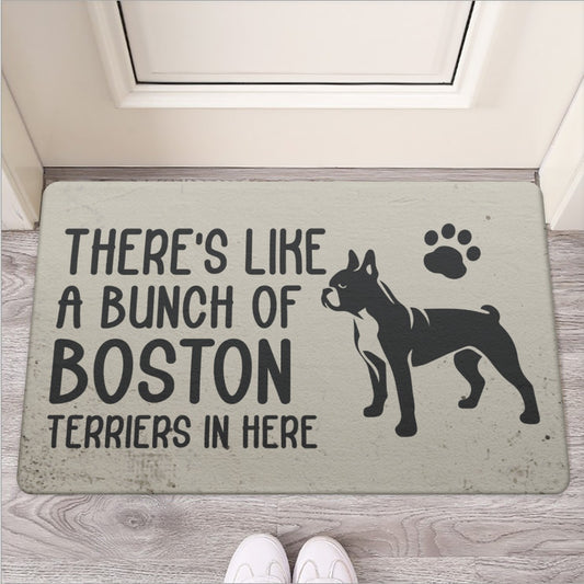 June - Door Mat for Boston Terrier lovers