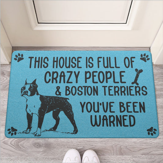 Poppy - Door Mat for Boston Terrier lovers