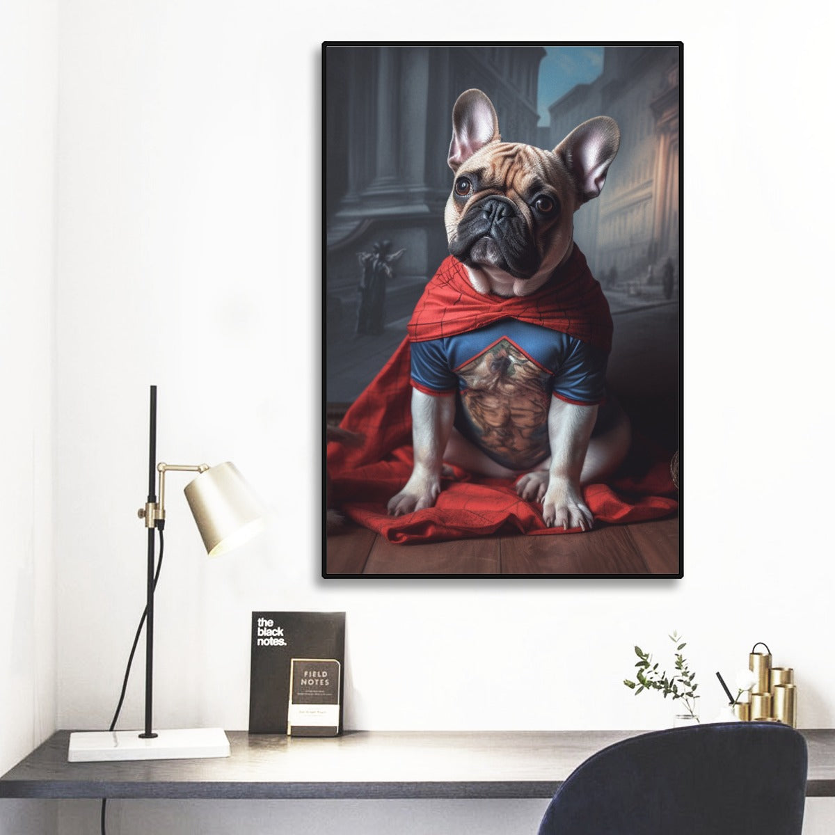 Frenchie Elegance Wall Mural - Elevate Your Space