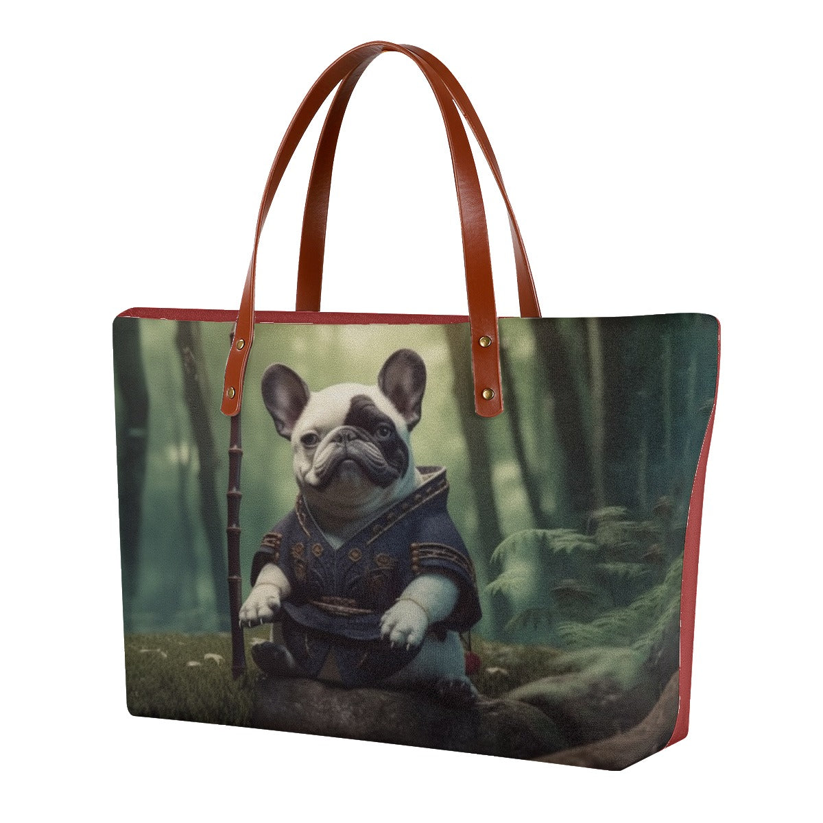 Panda Frenchie Women's Tote Bag - Chic and Capacious Choice for Frenchie Lovers