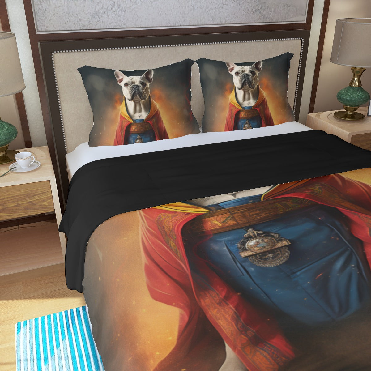 Mystical Frenchie Duvet Cover Set - Dream in Dimensions