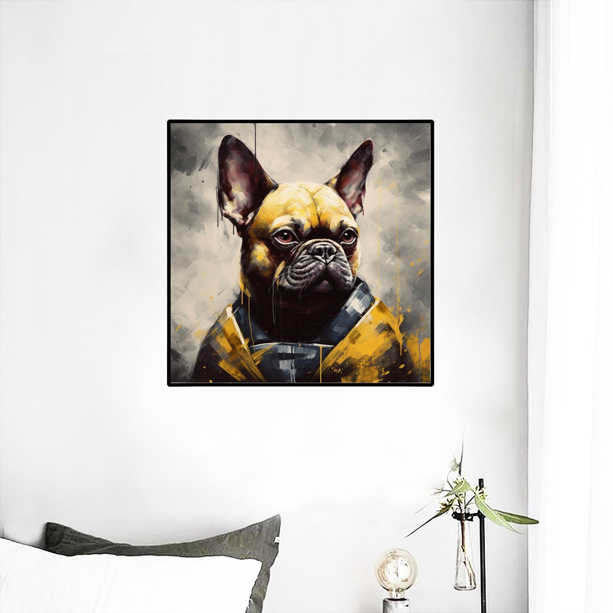 Fierce-Frenchie Wall Mural - Revitalize Your Space