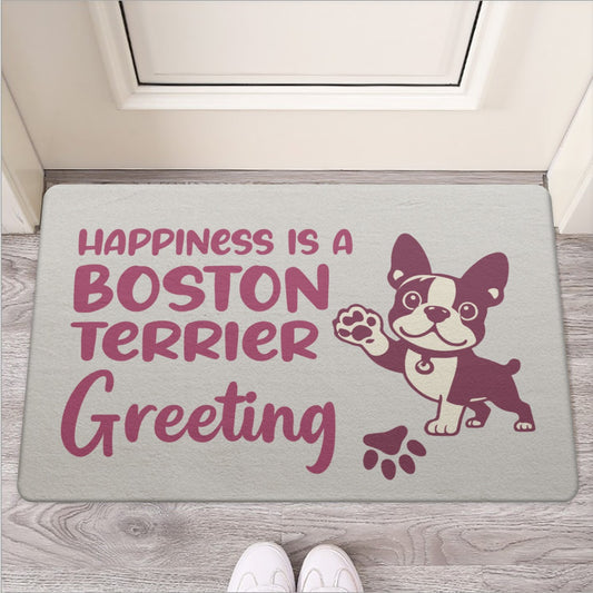 Murphy  - Door Mat for Boston Terrier lovers