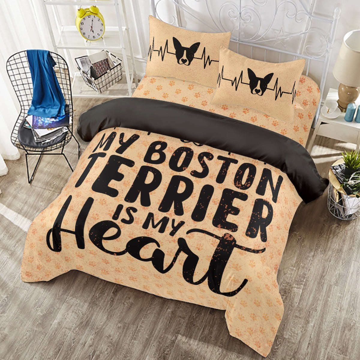 Cosmo - Duvet Cover Set for Boston Terrier lovers