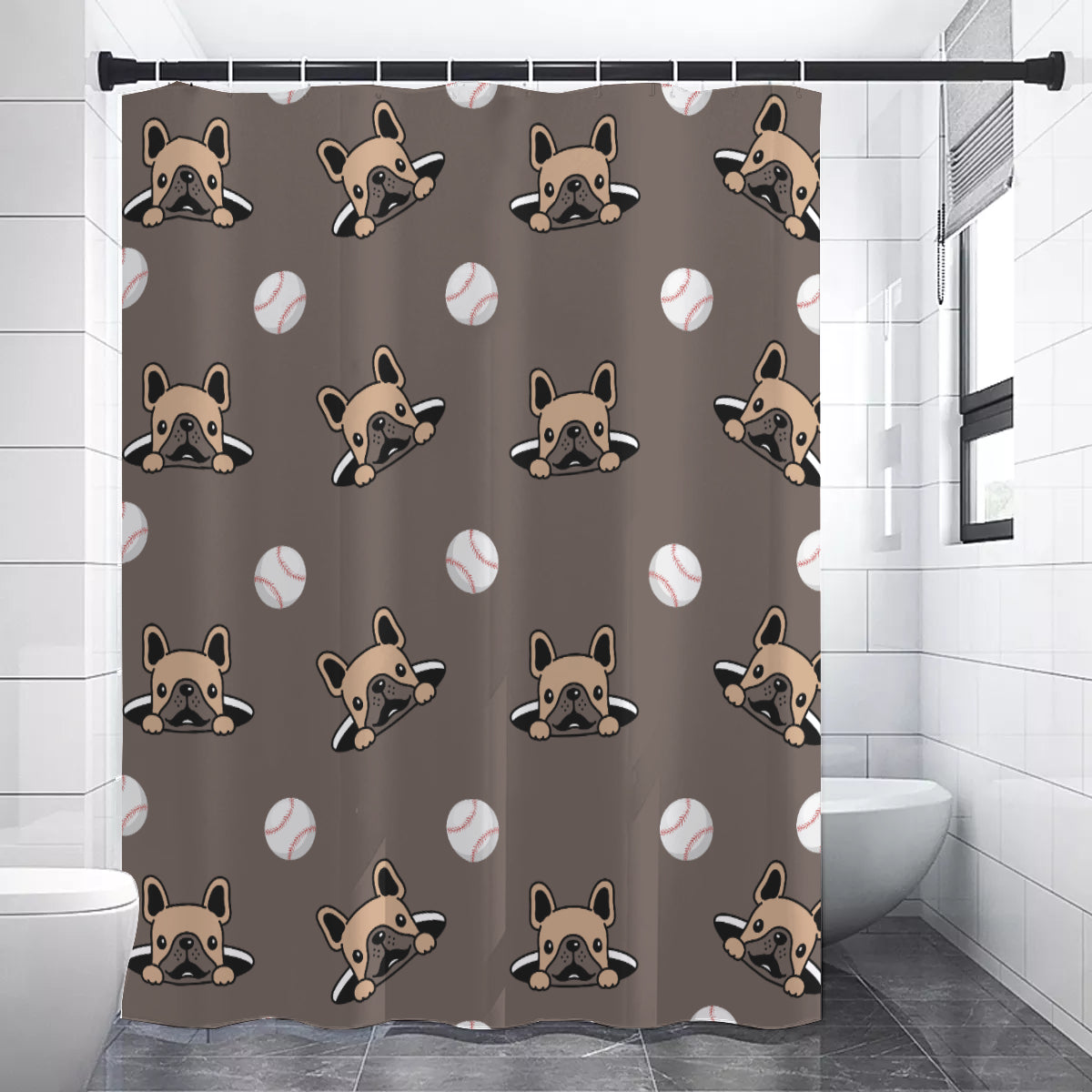 MAC - Shower Curtains - Frenchie Bulldog Shop