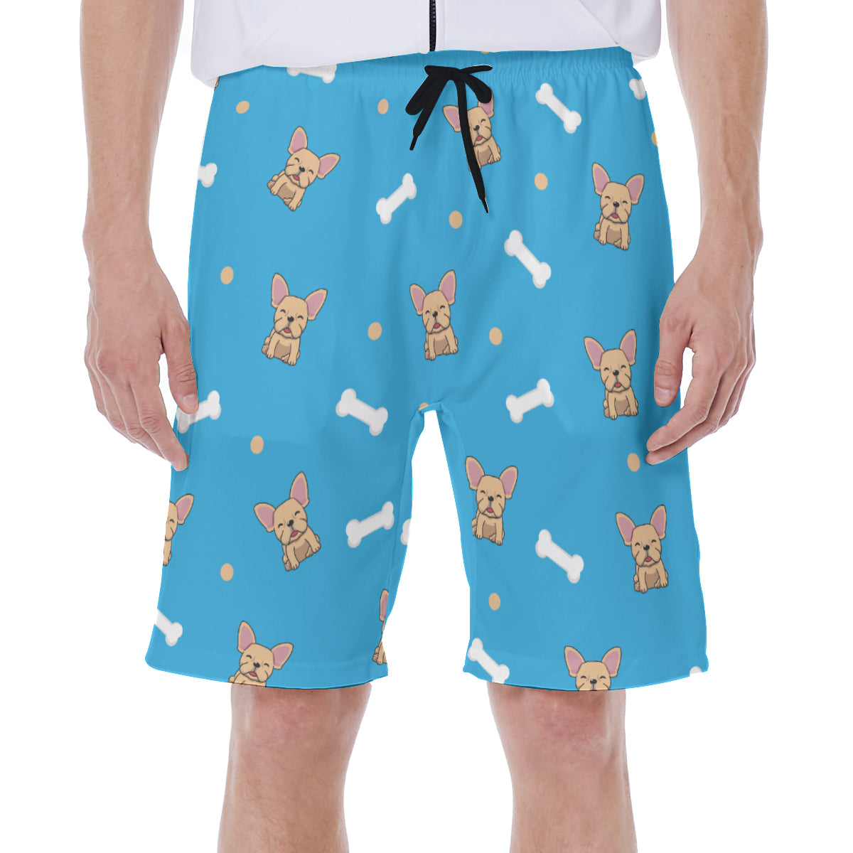 BRUCE - Men's Beach Shorts - Frenchie Bulldog Shop