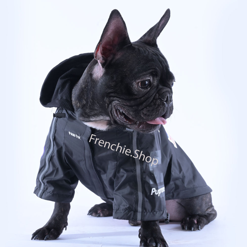 StylishPaw Raincoat [Black Edition] - Frenchie Bulldog Shop