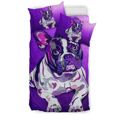 The Purple Frenchie - Beddig Set - Frenchie Bulldog Shop