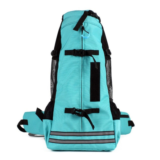 Backpack carrier with side pockets