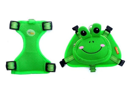 Breathable padded dog harness with storage