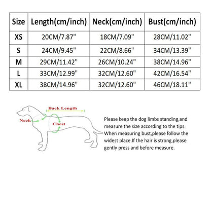 Christmas hoodie for French Bulldog size table