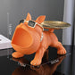 Cool French Bulldog Big Mouth Resin Sculpture with Tray - Frenchie Bulldog Shop