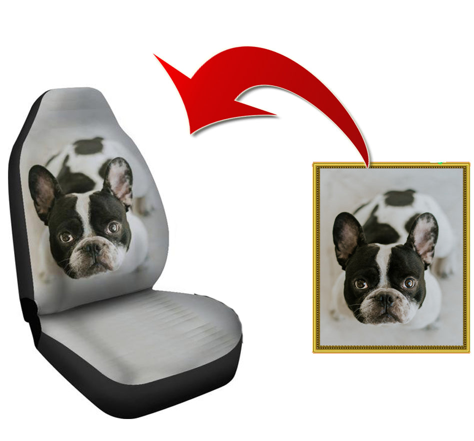 Custom Car Seat Covers - Frenchie Bulldog Shop