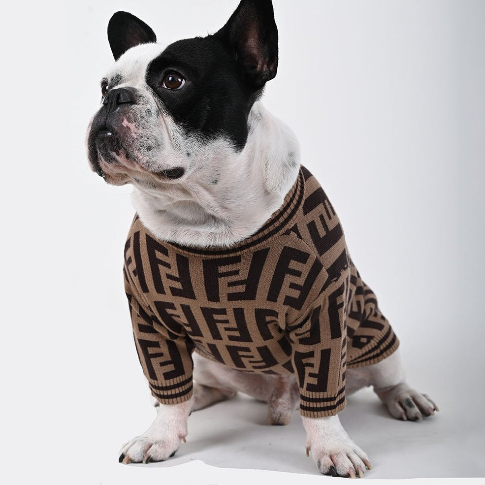 Pendi V2 - Luxury Warm Sweater for French Bulldog (WJ02)