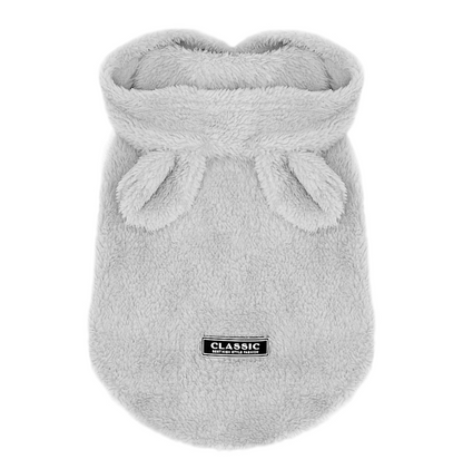 Fleece Bear Hoodie Pajamas  for French Bulldog 