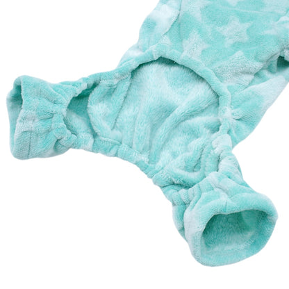 Fluffy hoodie for small dogs